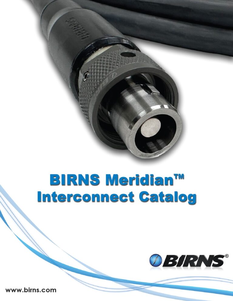 BIRNS Meridian Underwater Interconnect Products BIRNS Underwater